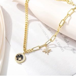 ✨Celestial Enameled 18kGold plated Necklace bohostyle trending fashion ✨